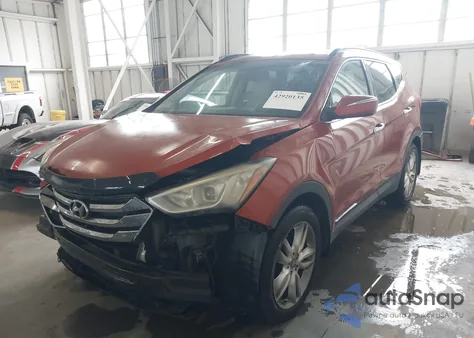 2013 Hyundai Santa Fe Sport 2.0T from USA, damaged, VIN 5XYZUDLAXDG018481